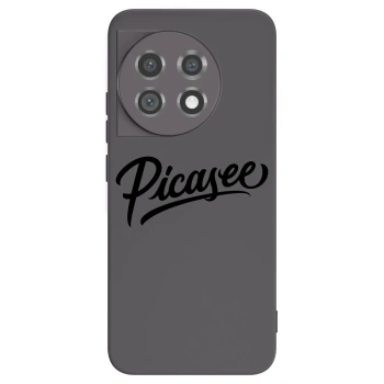 Picasee silikonowe czarne etui na OnePlus 11 5G - Picasee - old logo - black