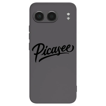 Picasee silikonowe czarne etui na OnePlus Nord 4 - Picasee - old logo - black