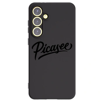Picasee silikonowe czarne etui na Samsung Galaxy S24 FE S721B - Picasee - old logo - black