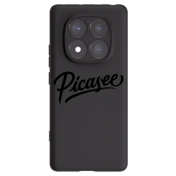 Picasee silikonowe czarne etui na Xiaomi Redmi Note 14 Pro+ 5G - Picasee - old logo - black