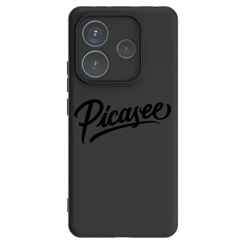 Picasee silikonowe czarne etui na Xiaomi Redmi Note 14 5G - Picasee - old logo - black