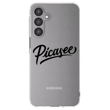 Picasee silikonowe przeźroczyste etui na Samsung Galaxy A16 5G - Picasee - old logo - black
