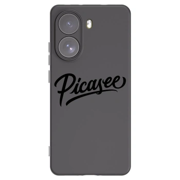 Picasee silikonowe czarne etui na Xiaomi Poco X7 - Picasee - old logo - black