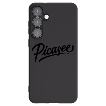 Picasee silikonowe czarne etui na Samsung Galaxy S25+ 5G - Picasee - old logo - black