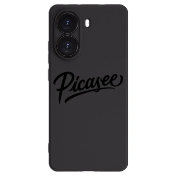 Picasee silikonowe czarne etui na Xiaomi Poco X7 Pro 5G - Picasee - old logo - black
