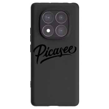 Picasee silikonowe czarne etui na Xiaomi Redmi Note 14 Pro 4G - Picasee - old logo - black