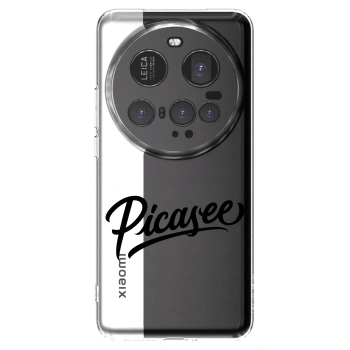 Picasee silikonowe przeźroczyste etui na Xiaomi 15 Ultra - Picasee - old logo - black
