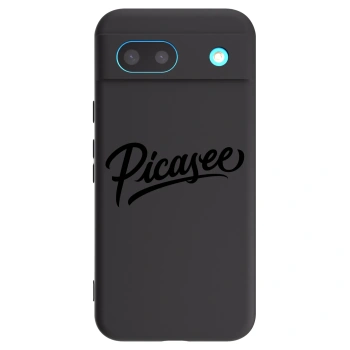 Picasee silikonowe czarne etui na Google Pixel 8 - Picasee - old logo - black