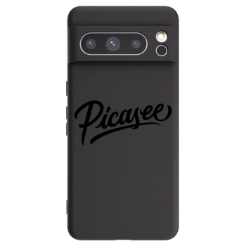 Picasee silikonowe czarne etui na Google Pixel 8 Pro - Picasee - old logo - black
