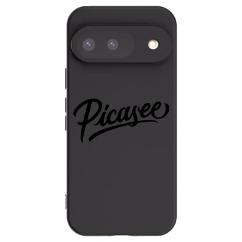 Picasee silikonowe czarne etui na Google Pixel 9 - Picasee - old logo - black