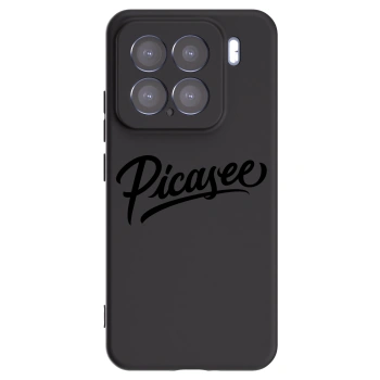 Picasee silikonowe czarne etui na Xiaomi 15 - Picasee - old logo - black