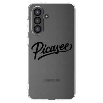 Picasee silikonowe przeźroczyste etui na Samsung Galaxy A56 5G A566B - Picasee - old logo - black