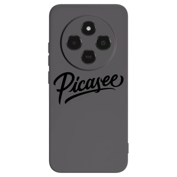 Picasee silikonowe czarne etui na Xiaomi Poco C75 - Picasee - old logo - black
