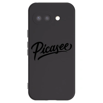 Picasee silikonowe czarne etui na Google Pixel 9a - Picasee - old logo - black