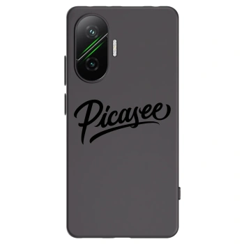 Picasee silikonowe czarne etui na Xiaomi Poco F7 Pro 5G - Picasee - old logo - black