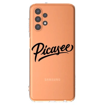 Picasee silikonowe przeźroczyste etui na Samsung Galaxy A13 5G - Picasee - old logo - black