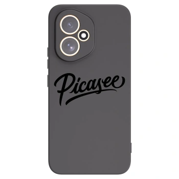 Picasee silikonowe czarne etui na Honor 400 5G - Picasee - old logo - black