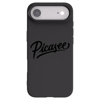 Picasee silikonowe czarne etui na Apple iPhone Air - Picasee - old logo - black