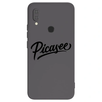 Picasee silikonowe czarne etui na Xiaomi Redmi 7 - Picasee - old logo - black