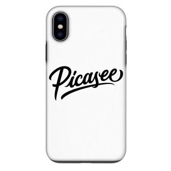 Etui na Apple iPhone X/XS - Picasee - old logo - black