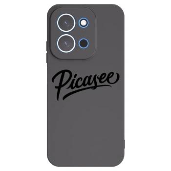 Picasee silikonowe czarne etui na Xiaomi Redmi 15C 4G - Picasee - old logo - black