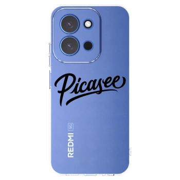 Picasee silikonowe przeźroczyste etui na Xiaomi Redmi 15C 4G - Picasee - old logo - black