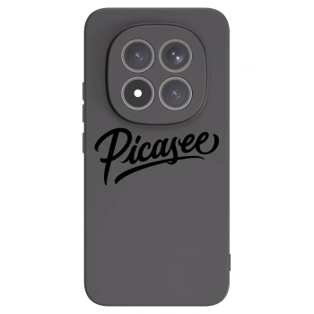 Picasee silikonowe czarne etui na Xiaomi Redmi Note 15 Pro+ - Picasee - old logo - black