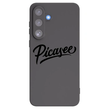 Picasee silikonowe czarne etui na Samsung Galaxy S25 FE 5G - Picasee - old logo - black