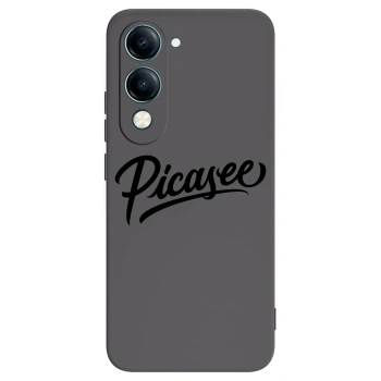 Picasee silikonowe czarne etui na Vivo Y29s 5G - Picasee - old logo - black
