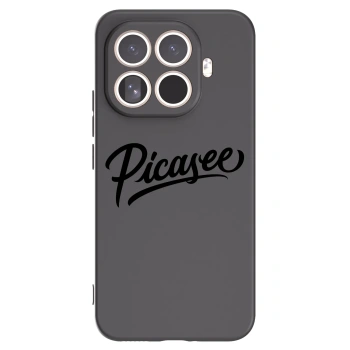 Picasee silikonowe czarne etui na Xiaomi 15T Pro - Picasee - old logo - black