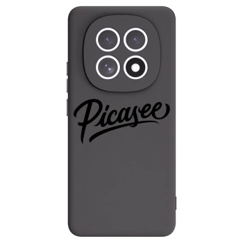 Picasee silikonowe czarne etui na Xiaomi Redmi Note 15 4G - Picasee - old logo - black