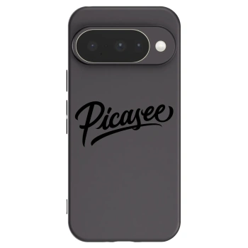 Picasee silikonowe czarne etui na Google Pixel 10 - Picasee - old logo - black