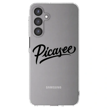 Picasee silikonowe przeźroczyste etui na Samsung Galaxy A16 4G - Picasee - old logo - black