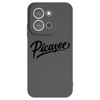 Picasee silikonowe czarne etui na Xiaomi Redmi 15C 5G - Picasee - old logo - black