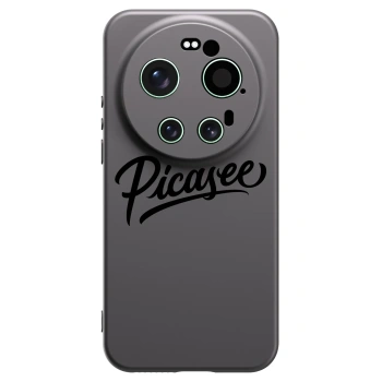 Picasee silikonowe czarne etui na Xiaomi 17 Ultra - Picasee - old logo - black
