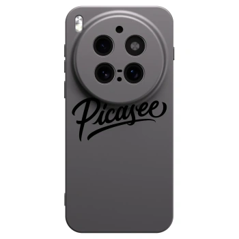 Picasee silikonowe czarne etui na Vivo X300 Pro - Picasee - old logo - black
