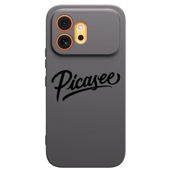 Picasee silikonowe czarne etui na Honor 600 - Picasee - old logo - black