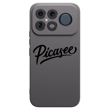 Picasee silikonowe czarne etui na Xiaomi Poco F8 Ultra - Picasee - old logo - black