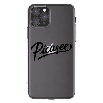 Picasee silikonowe przeźroczyste etui na Apple iPhone 11 Pro - Picasee - old logo - black