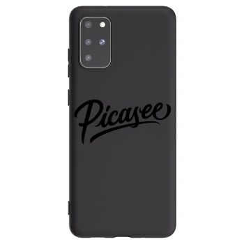 Picasee silikonowe czarne etui na Samsung Galaxy S20+ G985F - Picasee - old logo - black