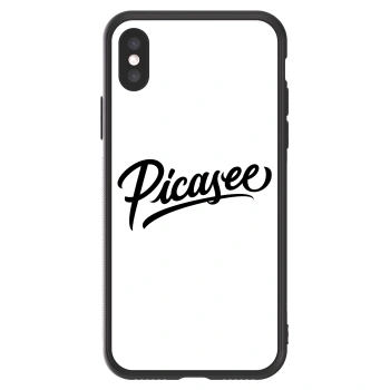 Picasee ULTIMATE CASE na Apple iPhone X/XS - Picasee - old logo - black