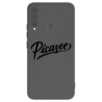 Etui na Huawei P40 Lite E - Picasee - old logo - black