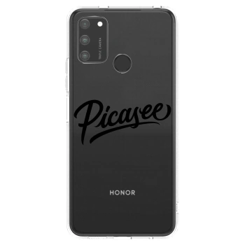 Etui na Honor 9A - Picasee - old logo - black
