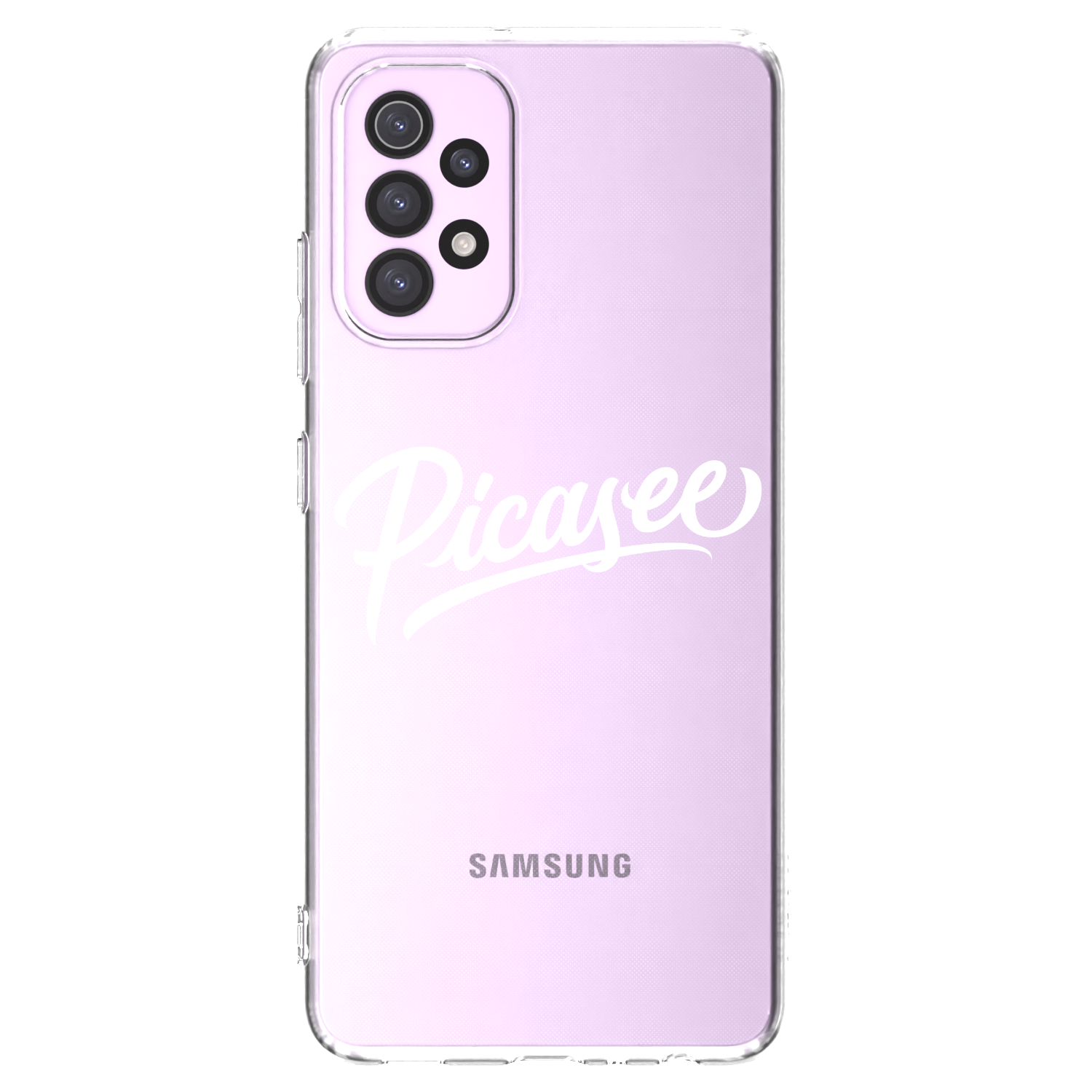 Picasee silikonowe przeźroczyste etui na Samsung Galaxy A32 5G A326B - Picasee - old logo - white