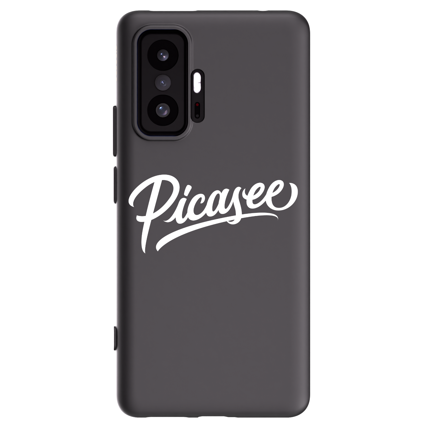 Picasee silikonowe czarne etui na Xiaomi 11T - Picasee - old logo - white