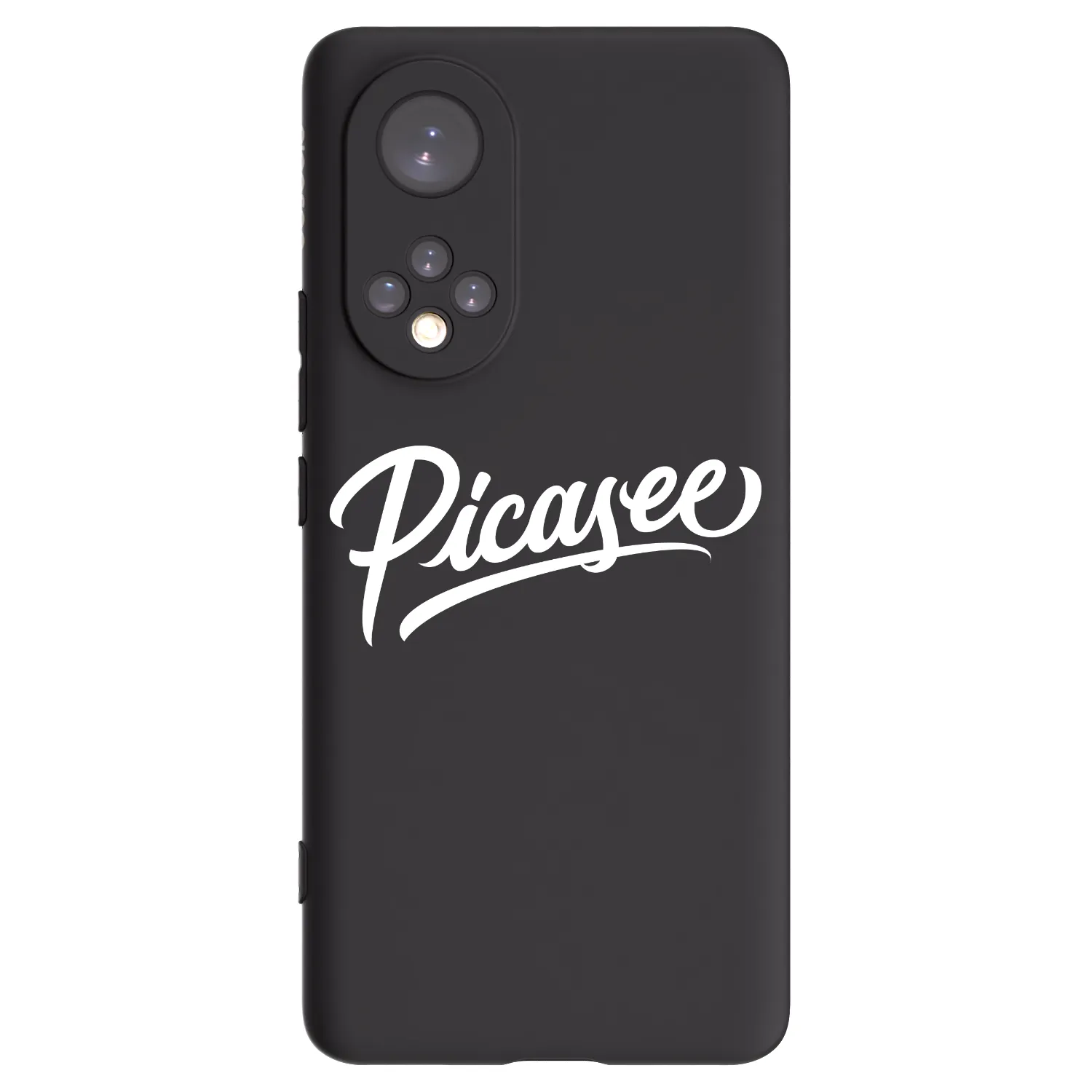 Picasee silikonowe czarne etui na Huawei Nova 9 - Picasee - old logo - white