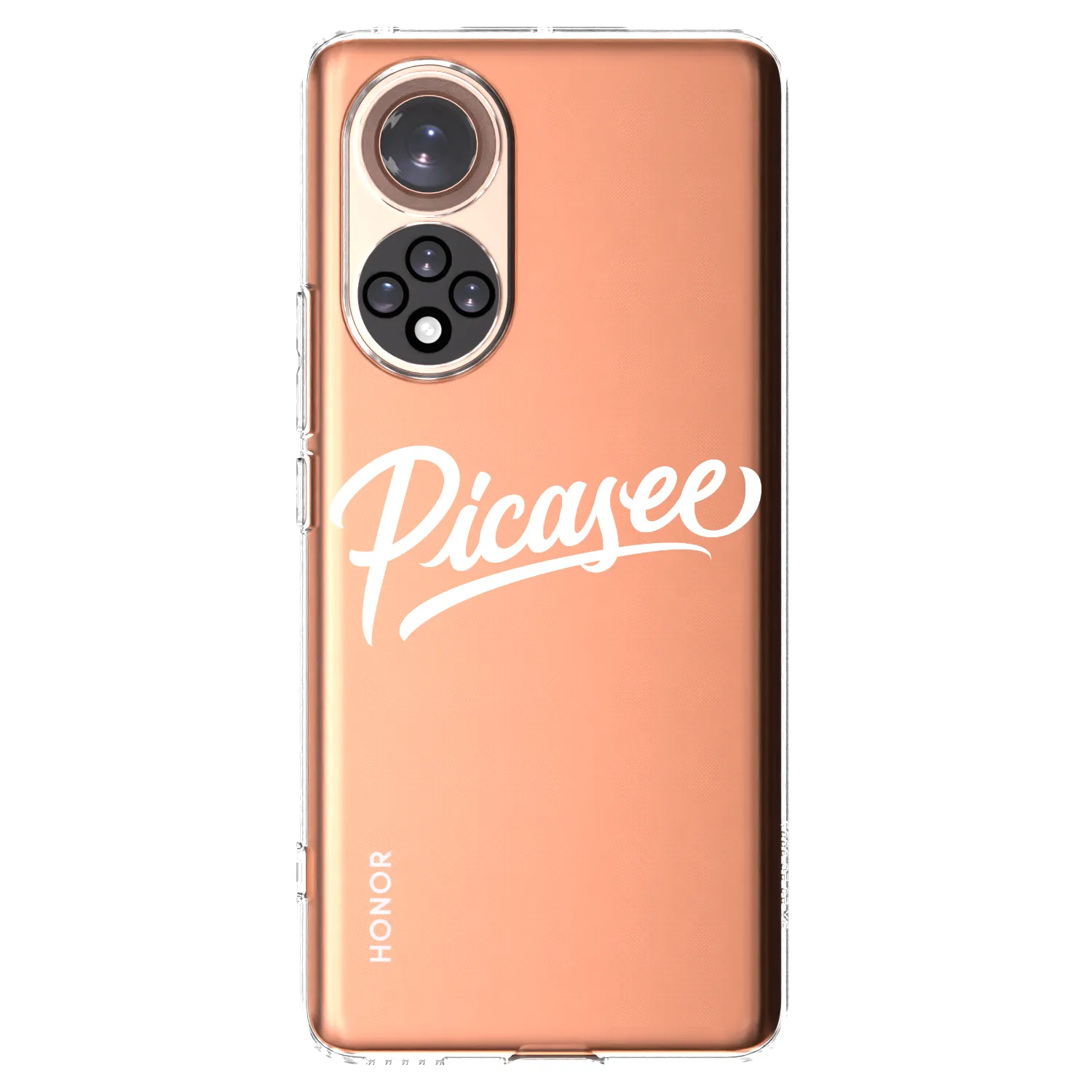 Picasee silikonowe przeźroczyste etui na Huawei Nova 9 - Picasee - old logo - white