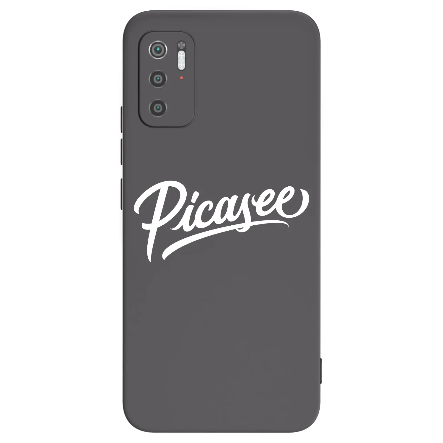 Picasee silikonowe czarne etui na Xiaomi Poco M3 Pro 5G - Picasee - old logo - white