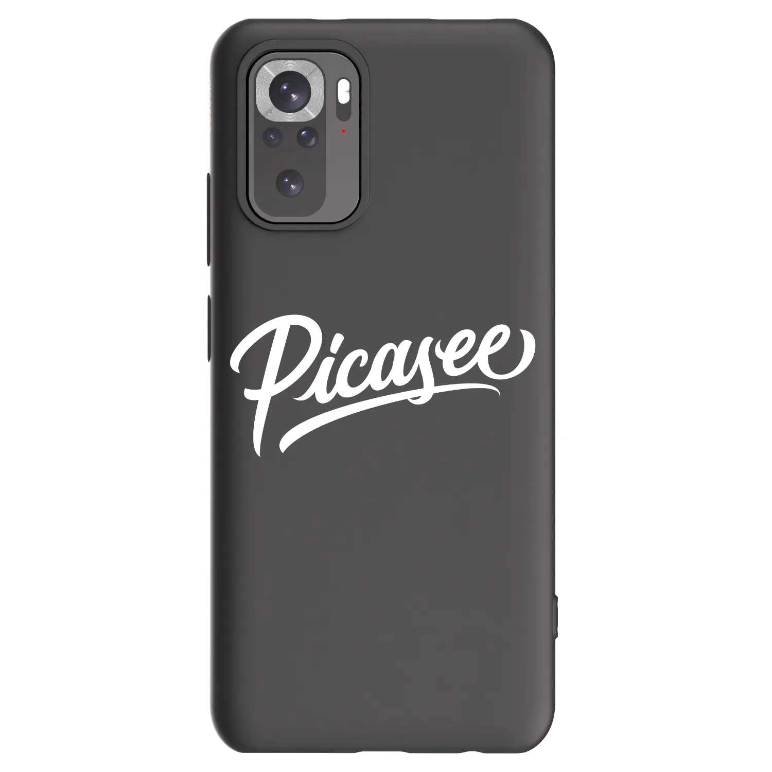 Picasee silikonowe czarne etui na Xiaomi Redmi Note 11S 4G - Picasee - old logo - white