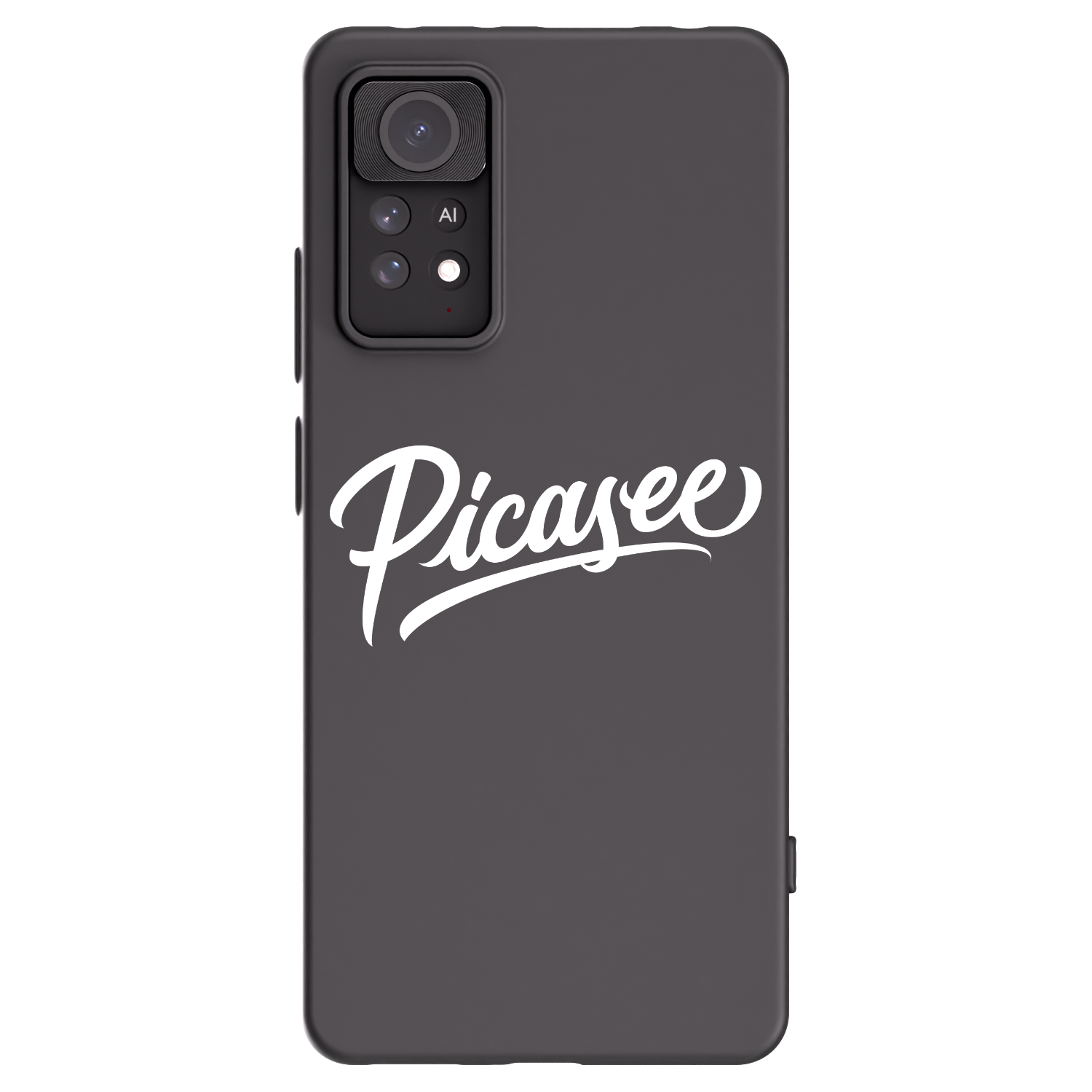 Picasee silikonowe czarne etui na Xiaomi Redmi Note 11 Pro 5G - Picasee - old logo - white